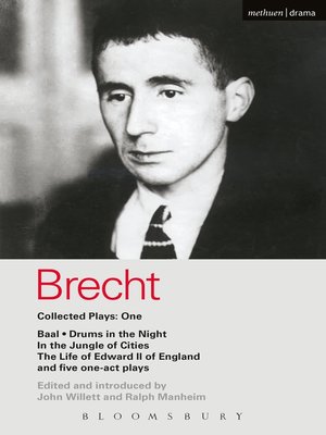 cover image of Brecht Collected Plays, 1